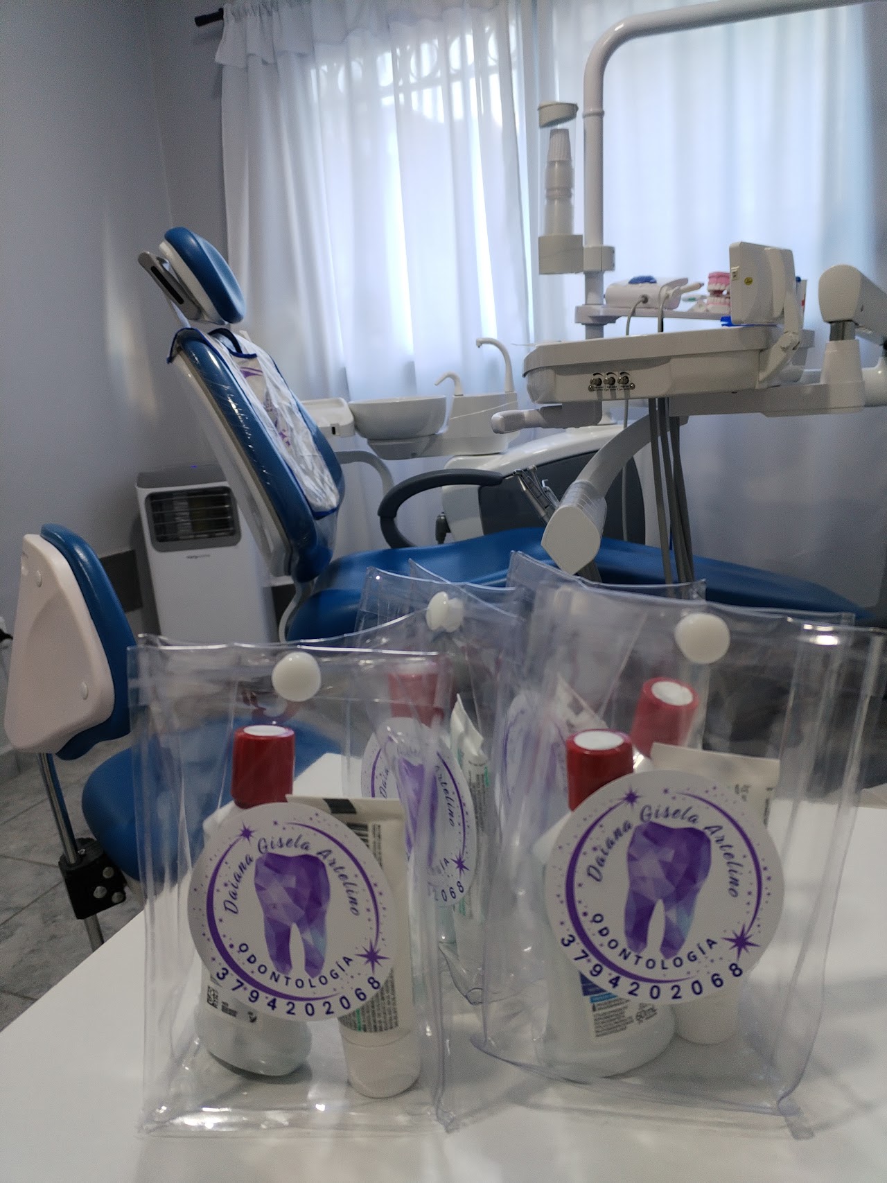 Kit de higiene personalizado del consultorio